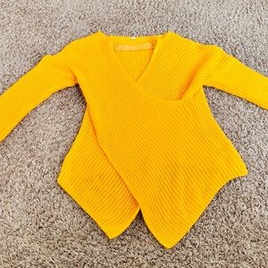 Vibrant Yellow Women's Sweater